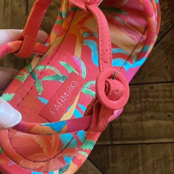 New Farm Rio Tropical Beaded Sandal - Picture 4 of 6